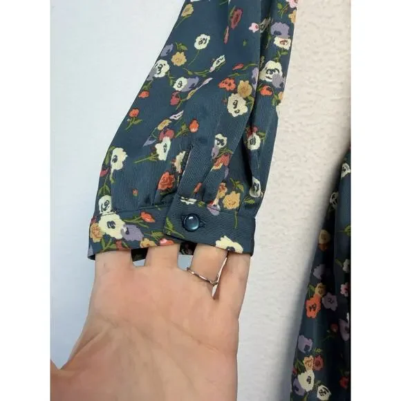 Sweet Salt Cottagecore Prairie Floral Midi Dress Boho Romantic Pockets Women 14 - Picture 5 of 16